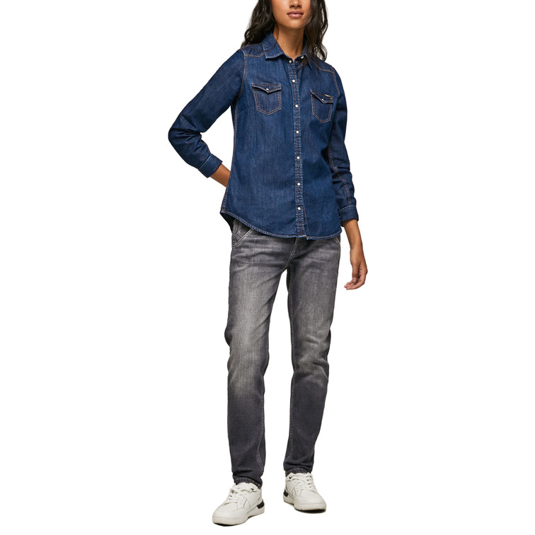 VAQUERO MUJER PEPE JEANS CAREY RELAXED FIT