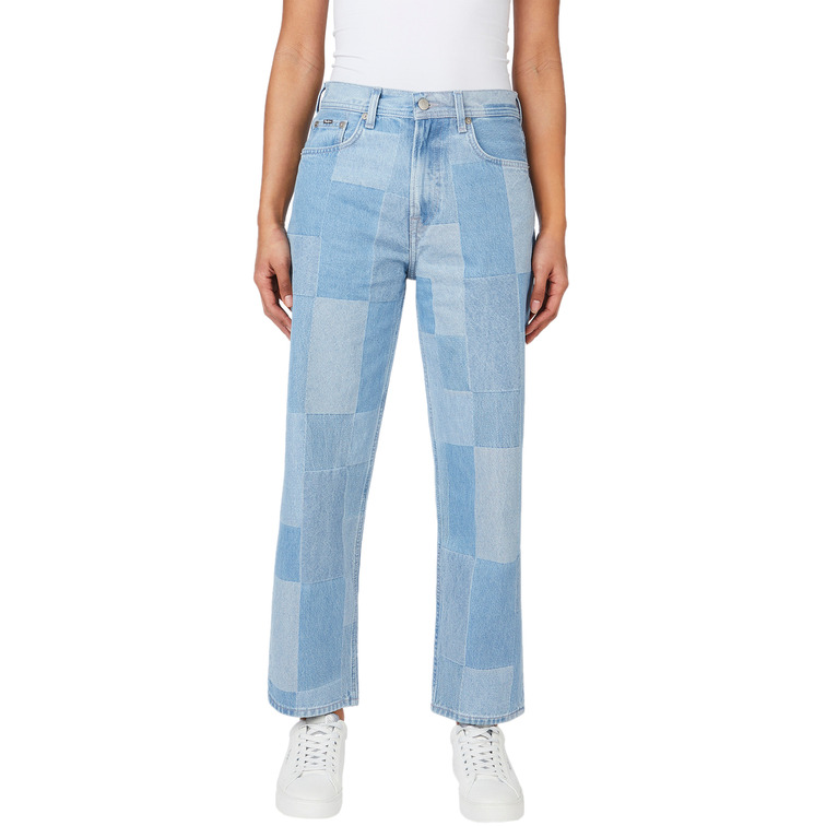 VAQUERO PATCHWORK RECTO MUJER PEPE JEANS DOVER WEAVE