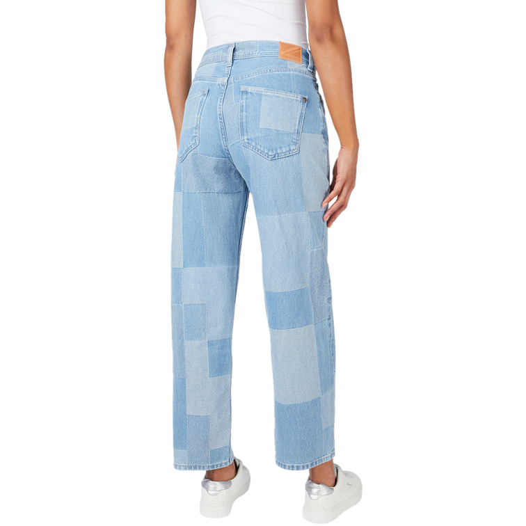 VAQUERO PATCHWORK RECTO MUJER PEPE JEANS DOVER WEAVE