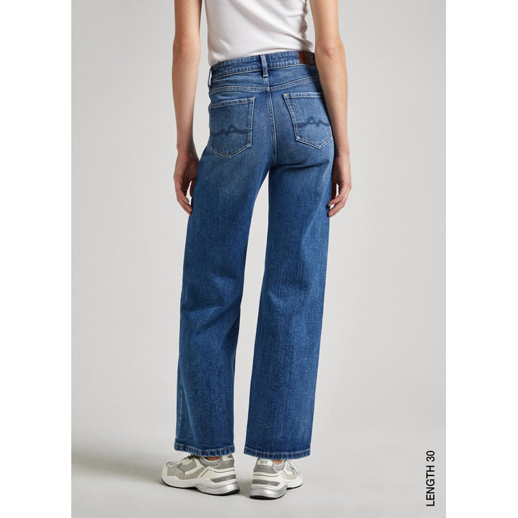 VAQUERO MUJER  PEPE JEANS WIDE LEG JEANS UHW