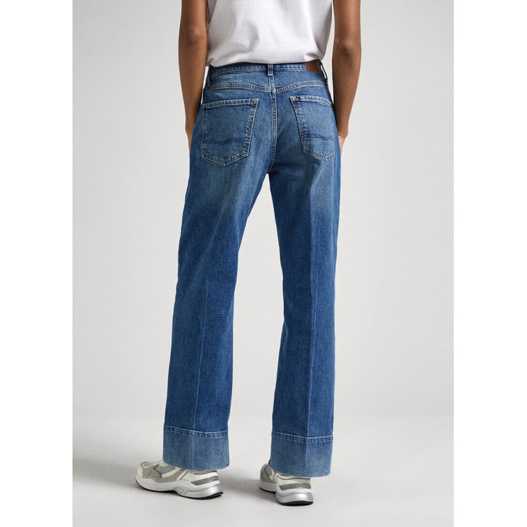 VAQUERO MUJER  PEPE JEANS LOOSE ST JEANS UHW FADE