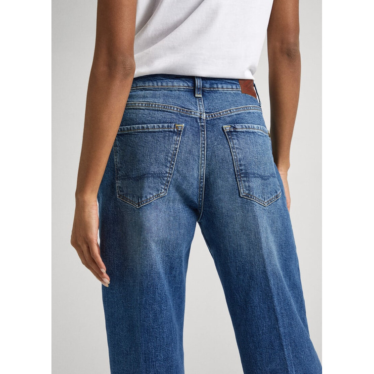 VAQUERO MUJER  PEPE JEANS LOOSE ST JEANS UHW FADE