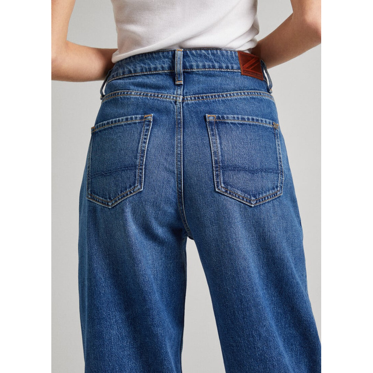 VAQUERO MUJER  PEPE JEANS WIDE LEG JEANS UHW UTILITY