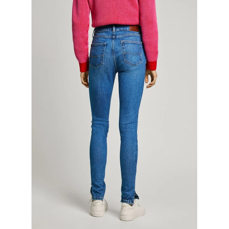 VAQUERO MUJER PEPE JEANS REGENT FIT SKINNY TIRO MEDIO