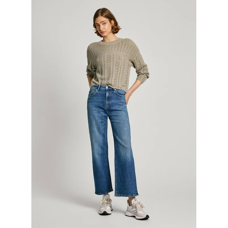 VAQUERO MUJER PEPE JEANS FIT RECTO TIRO ALTO