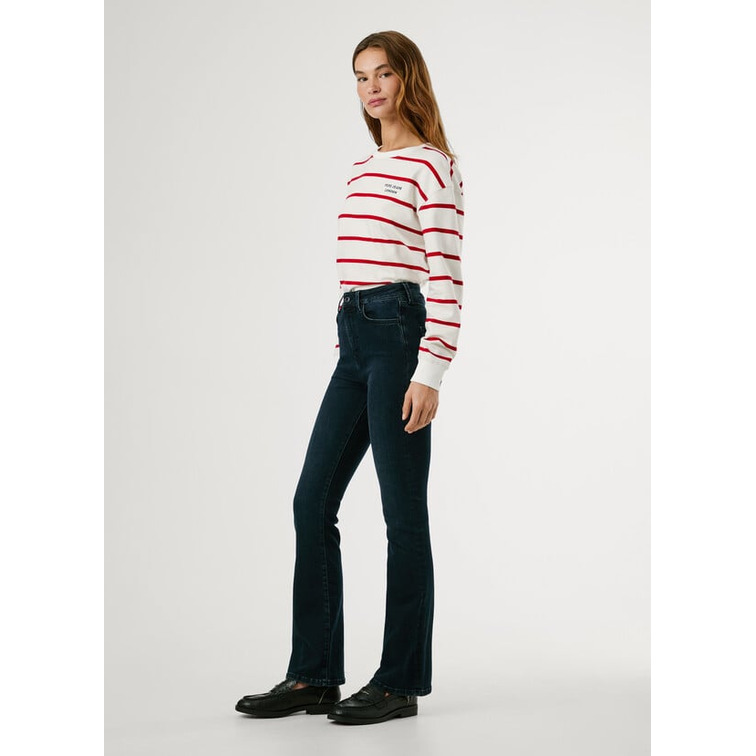VAQUERO MUJER  PEPE JEANS FLARE HW DION