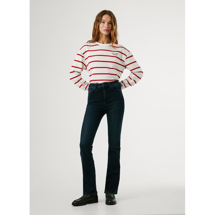 VAQUERO MUJER  PEPE JEANS FLARE HW DION