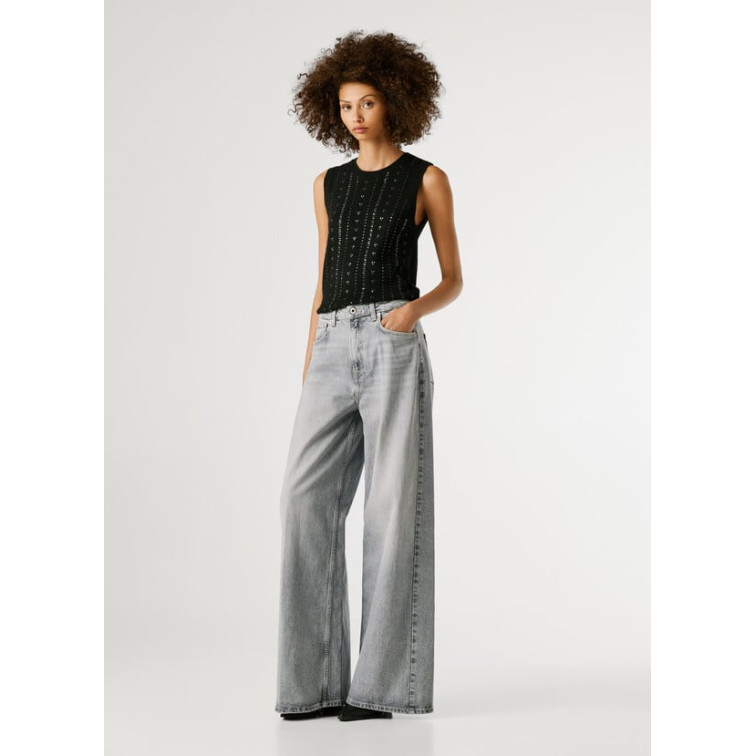 VAQUERO MUJER PEPE JEANS FIT WIDE TIRO ALTO