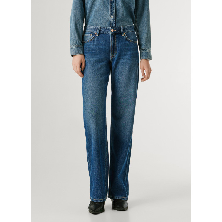 VAQUERO MUJER  PEPE JEANS LOOSE ST JEANS LW NICKY