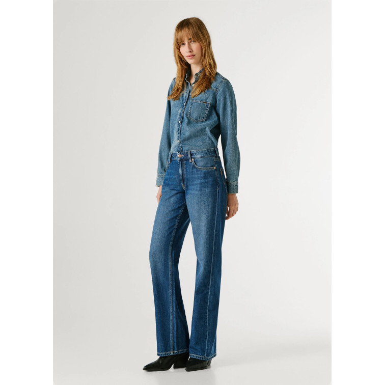 VAQUERO MUJER  PEPE JEANS LOOSE ST JEANS LW NICKY
