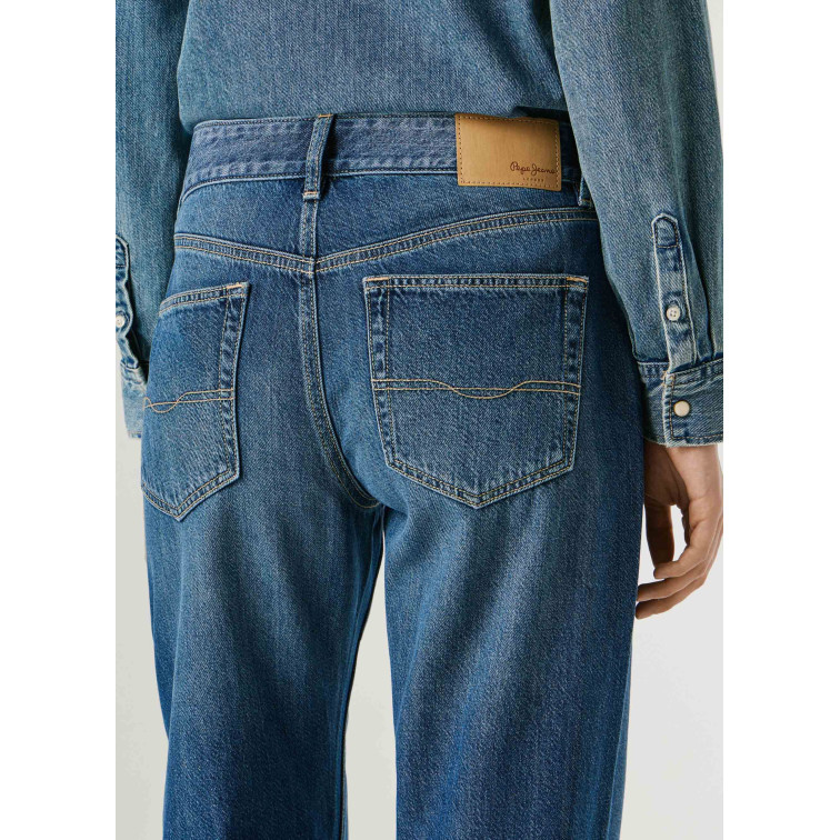 VAQUERO MUJER  PEPE JEANS LOOSE ST JEANS LW NICKY