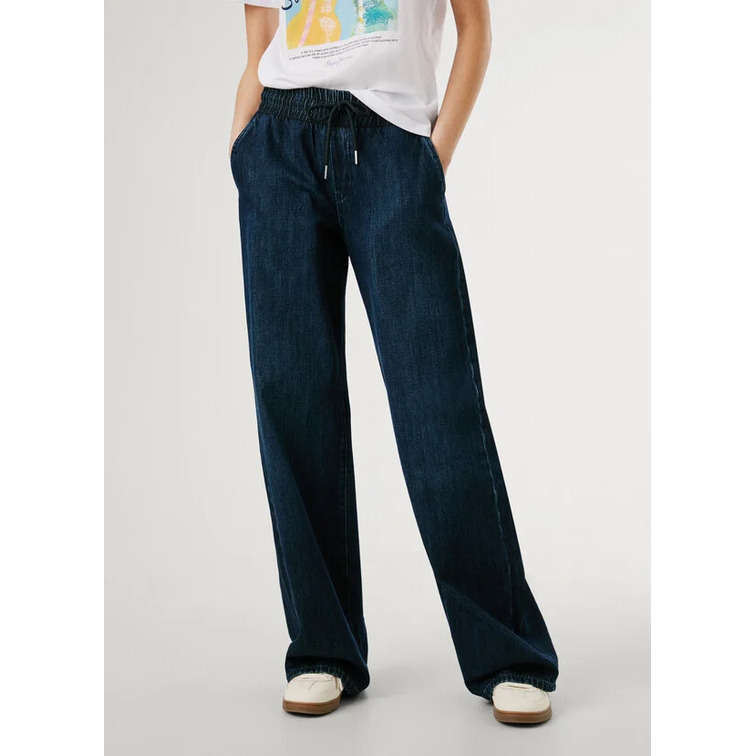 VAQUERO MUJER  PEPE JEANS LOOSE JOGGER MW EVA