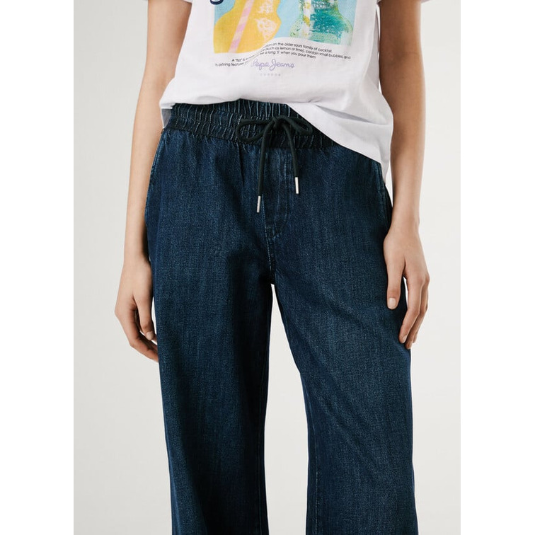 VAQUERO MUJER  PEPE JEANS LOOSE JOGGER MW EVA
