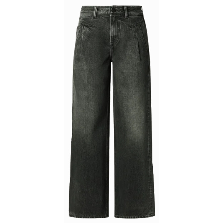VAQUERO MUJER  PEPE JEANS WIDE LEG HW ARCHIVE BLK