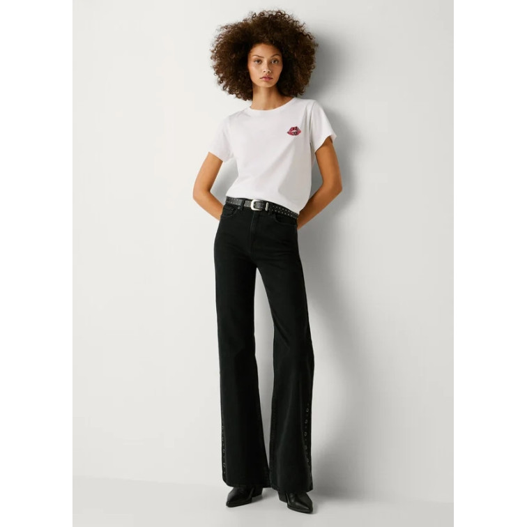 VAQUERO MUJER PEPE JEANS FIT FLARE TIRO ALTO
