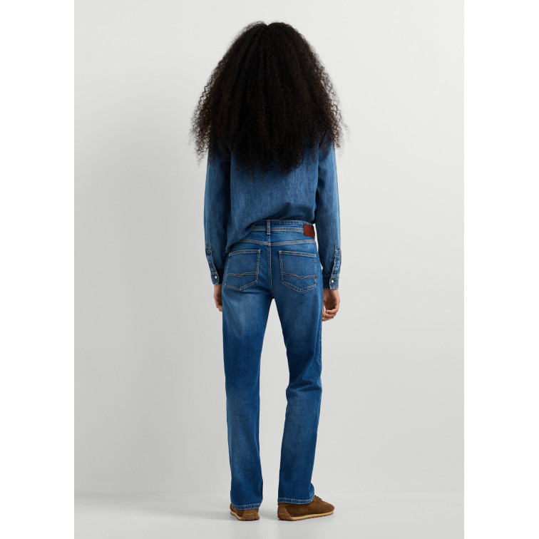 VAQUERO MUJER  PEPE JEANS STRAIGHT JEANS MW ARROW