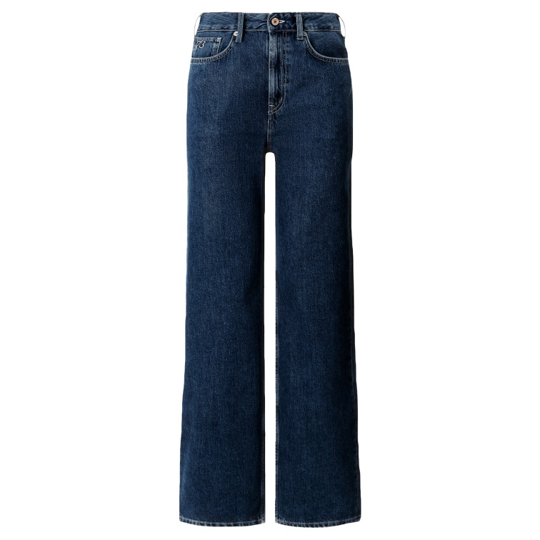 VAQUERO MUJER  PEPE JEANS EDEN HW STRAIGHT DARK STONEWAS