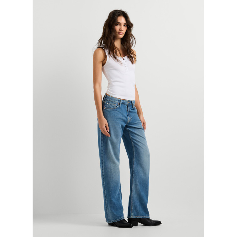 VAQUERO MUJER  PEPE JEANS LOOSE STRAIGHT LW NICKY
