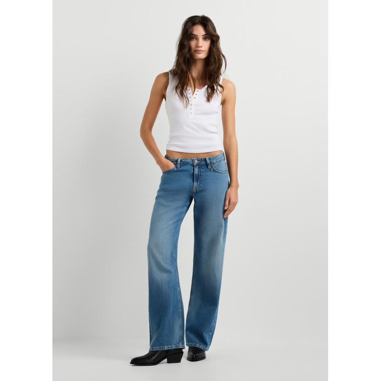 VAQUERO MUJER  PEPE JEANS LOOSE STRAIGHT LW NICKY