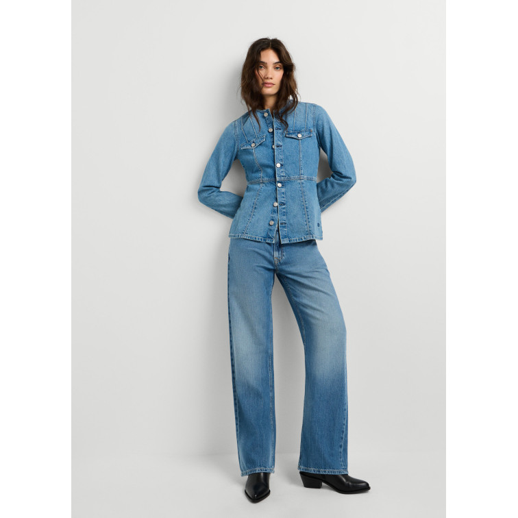 VAQUERO MUJER  PEPE JEANS LOOSE STRAIGHT LW NICKY