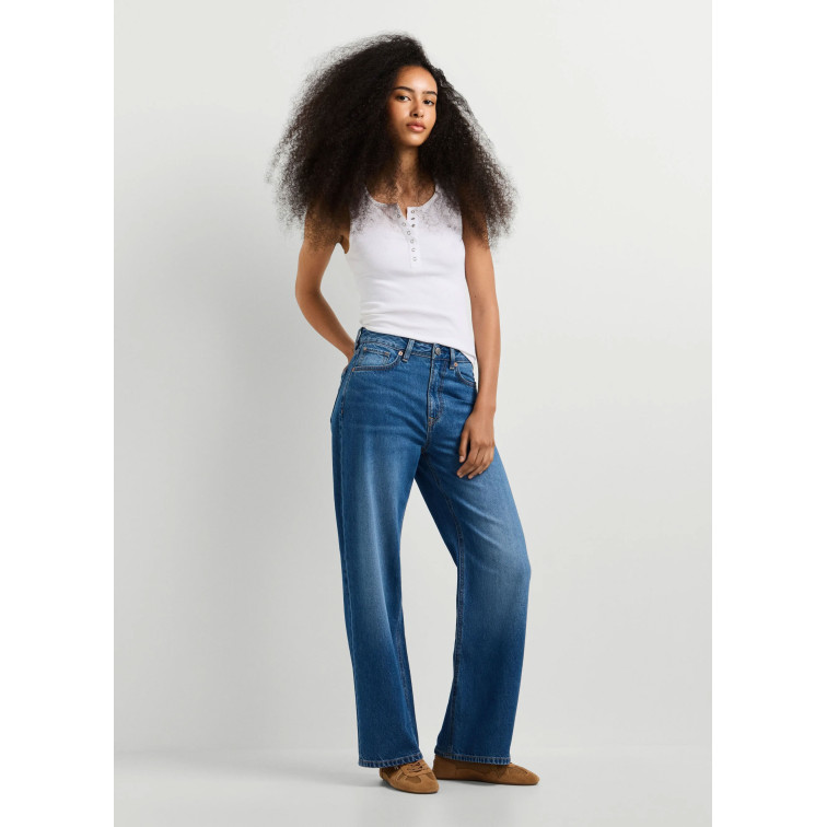 VAQUERO MUJER  PEPE JEANS STRAIGHT JEANS UHW LEXA