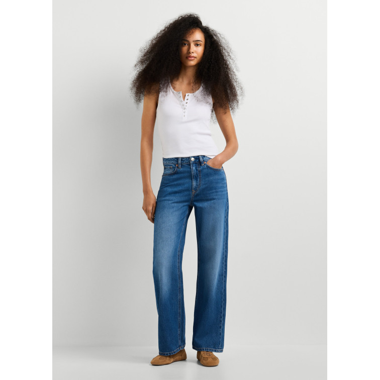 VAQUERO MUJER  PEPE JEANS STRAIGHT JEANS UHW LEXA