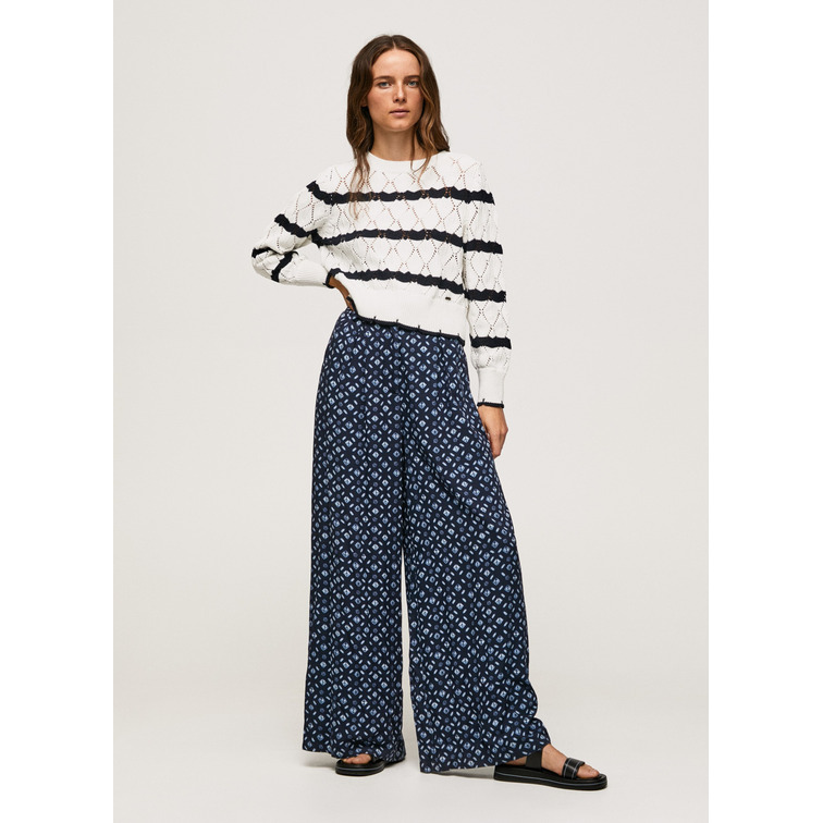 PANTALÓN ANCHO ESTAMPADO PEPE JEANS ELINA