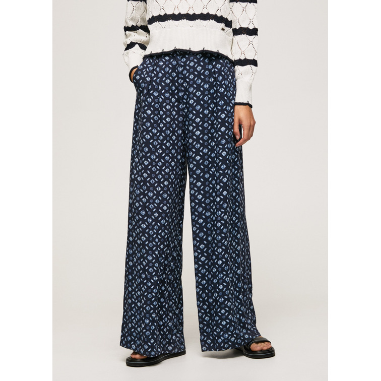 PANTALÓN ANCHO ESTAMPADO PEPE JEANS ELINA