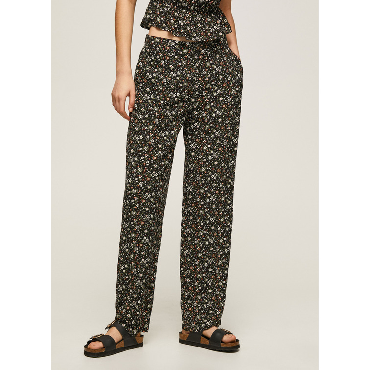 PANTALÓN RECTO ESTAMPADO FLORES MUJER PEPE JEANS PARYA