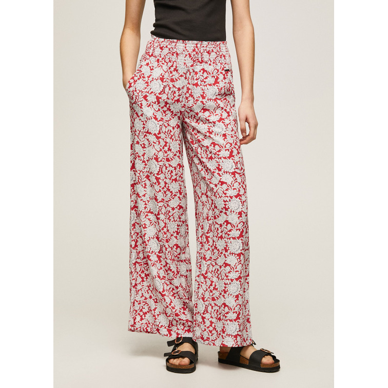 PANTALÓN ANCHO ESTAMPADO FLORAL MUJER PEPE JEANS BIRDY