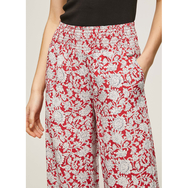PANTALÓN ANCHO ESTAMPADO FLORAL MUJER PEPE JEANS BIRDY