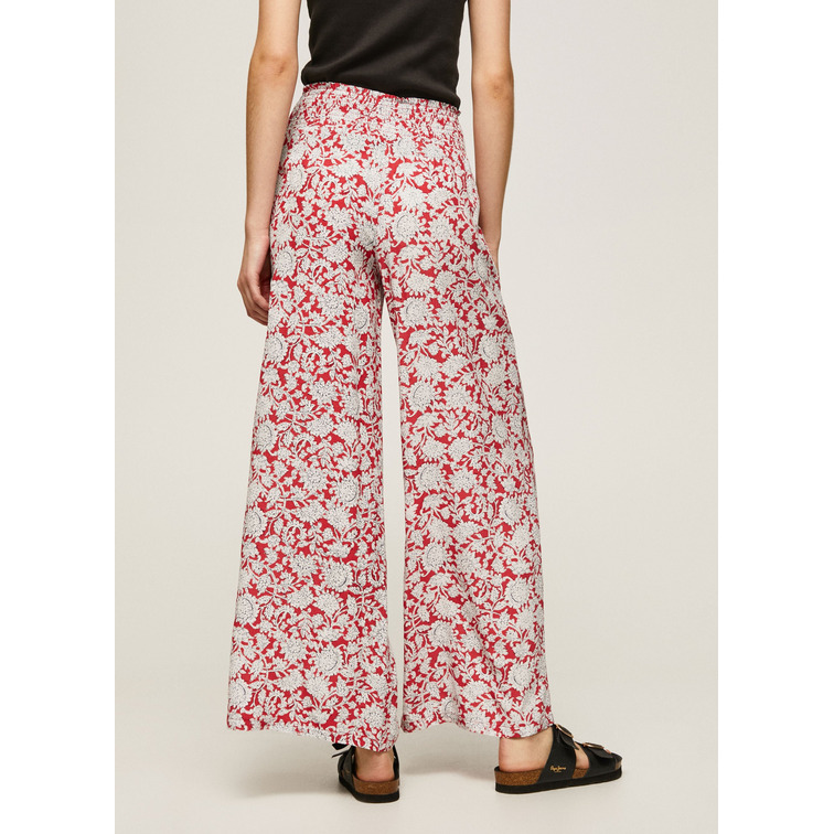 PANTALÓN ANCHO ESTAMPADO FLORAL MUJER PEPE JEANS BIRDY