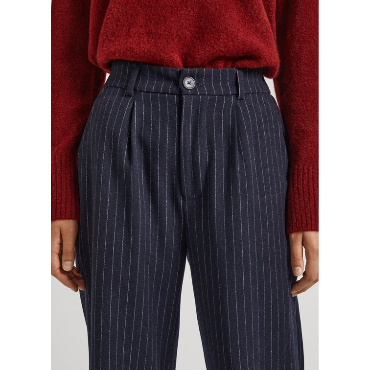 PANTALÓN RECTO RAYA DIPLOMÁTICA MUJER PEPE JEANS RENE