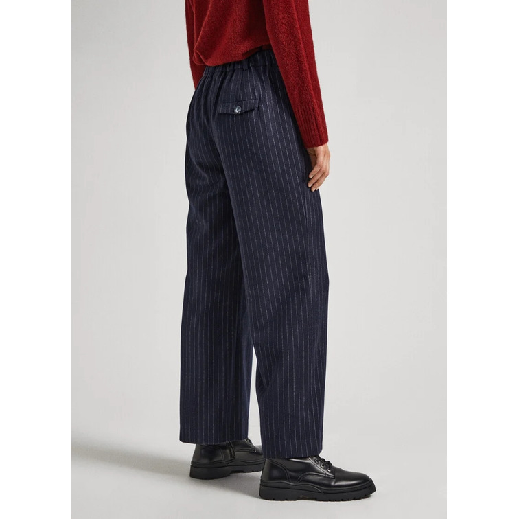PANTALÓN RECTO RAYA DIPLOMÁTICA MUJER PEPE JEANS RENE