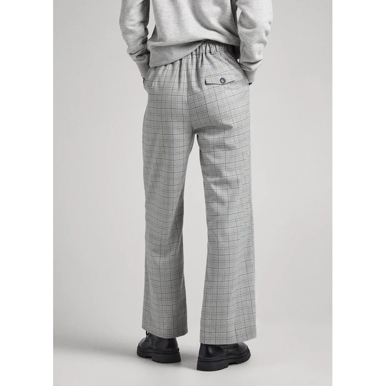 PANTALÓN RECTO A CUADROS MUJER PEPE JEANS ROMY