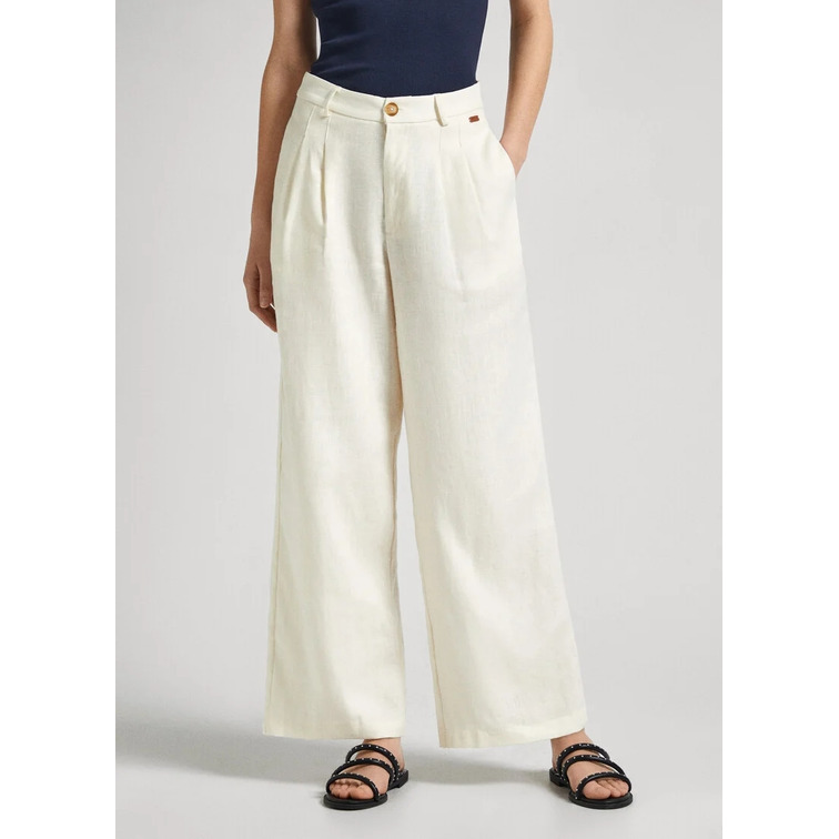 PANTALÓN CULOTTE DE LINO MUJER PEPE JEANS