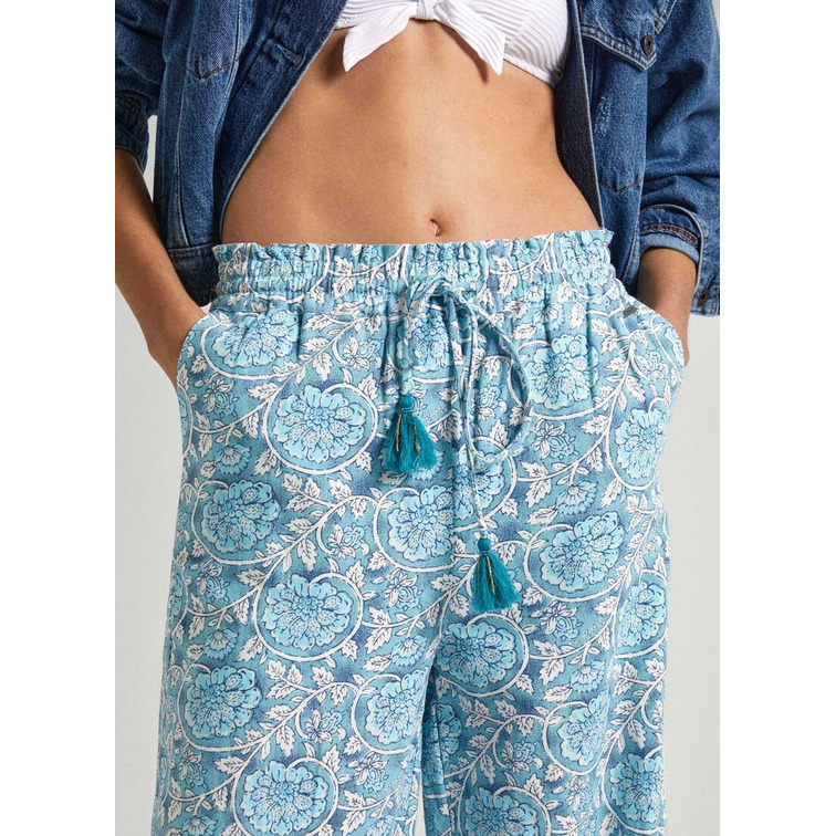 PANTALÓN PALAZZO MUJER PEPE JEANS ESTAMPADO FLORAL