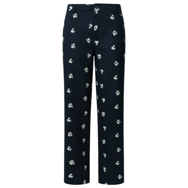 PANTALÓN CHINO MUJER PEPE JEANS CON FLORES BORDADAS