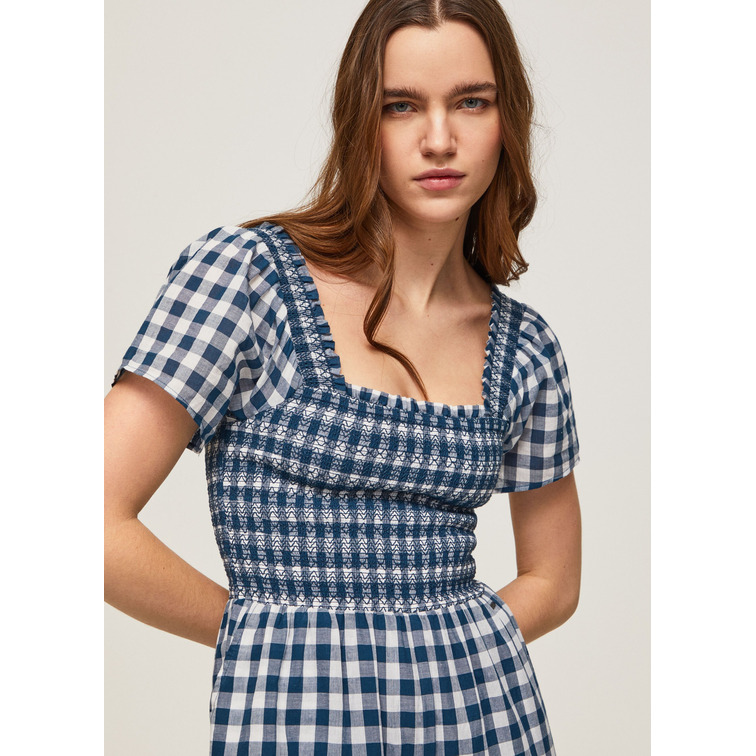 MONO LARGO ESTAMPADO CUADROS MUJER PEPE JEANS BRUCY
