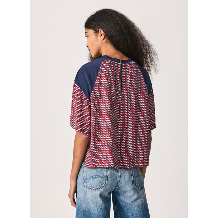 TOP ESTAMPADO MUJER PEPE JEANS JANE