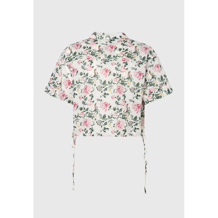 CAMISA CROP ESTAMPADO FLORAL PEPE JEANS LAVINIA