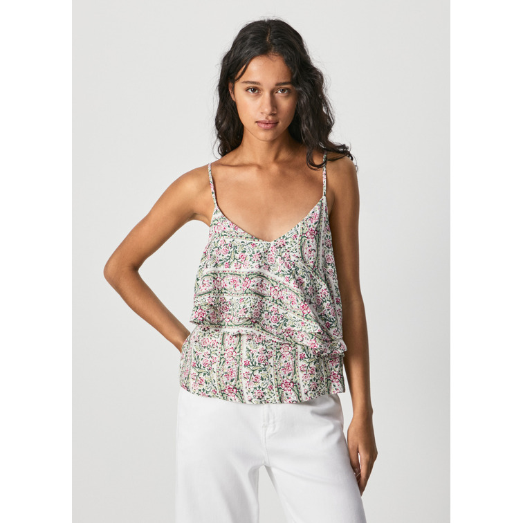 TOP DE TIRANTES CON ESTAMPADO FLORAL PEPE JEANS JENNY