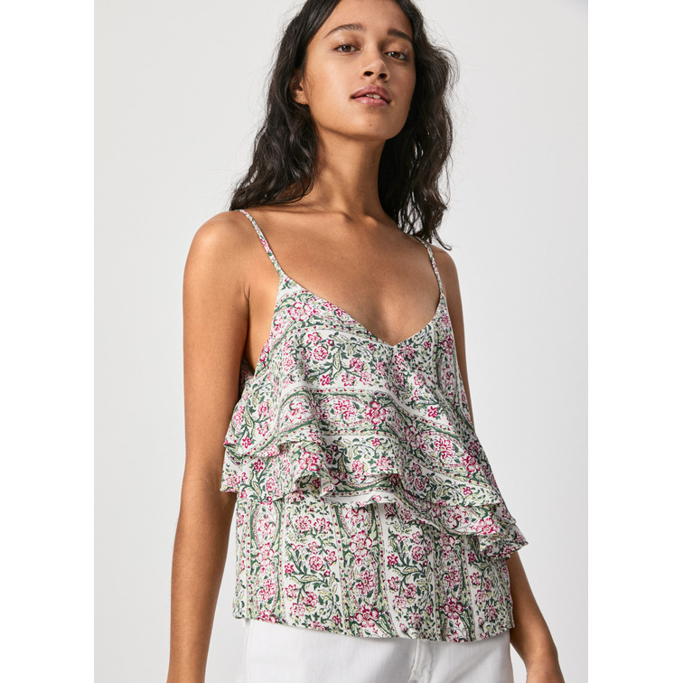 TOP DE TIRANTES CON ESTAMPADO FLORAL PEPE JEANS JENNY
