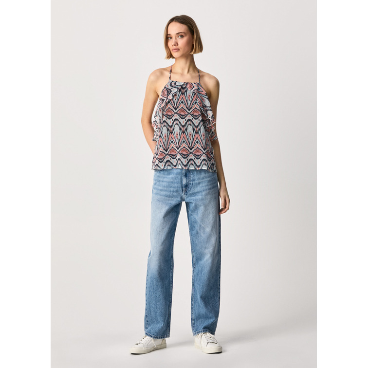 TOP CON VOLANTES MUJER PEPE JEANS JORDAN