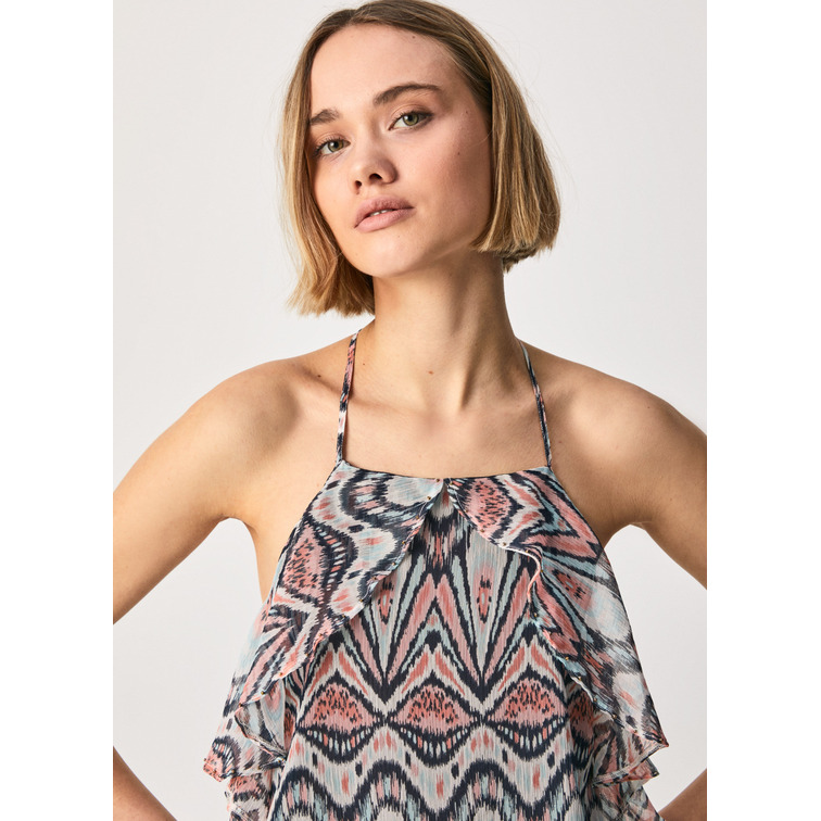 TOP CON VOLANTES MUJER PEPE JEANS JORDAN
