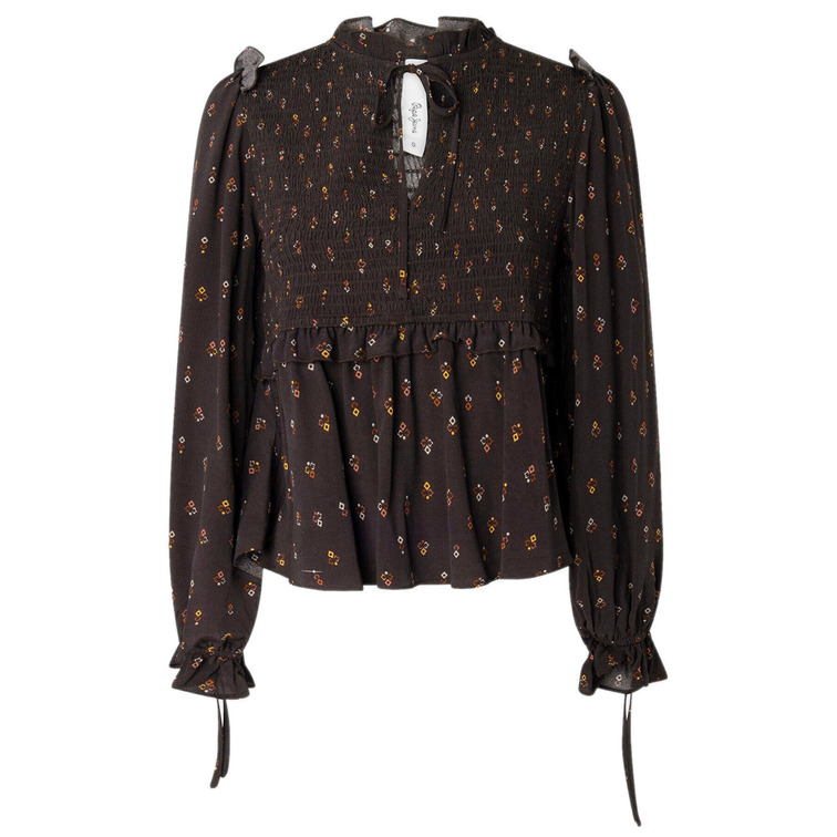 BLUSA EN NIDO DE ABEJA MUJER PEPE JEANS NANY