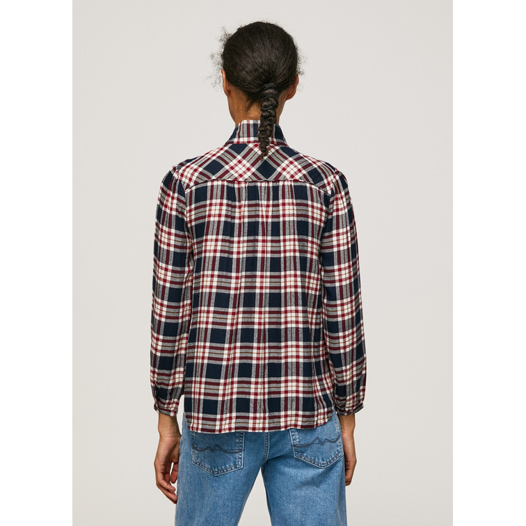 BLUSA ESTAMPADO CUADROS MUJER PEPE JEANS ORIANA