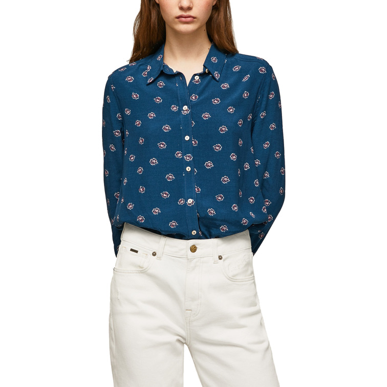 CAMISA MANGA LARGA FLORES MUJER PEPE JEANS BILLIE