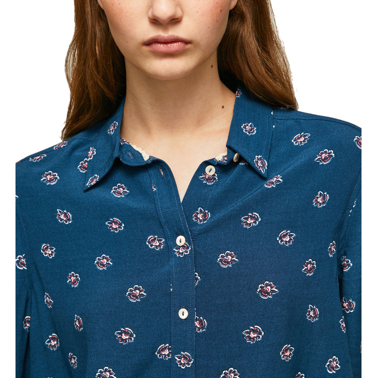 CAMISA MANGA LARGA FLORES MUJER PEPE JEANS BILLIE