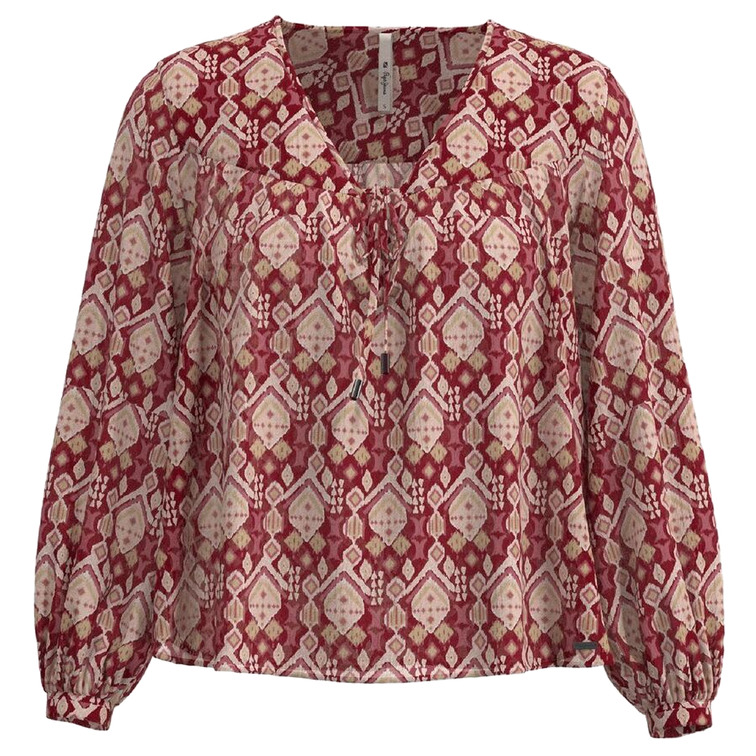 BLUSA ESCOTE OJO DE CERRADURA MUJER PEPE JEANS GENNY